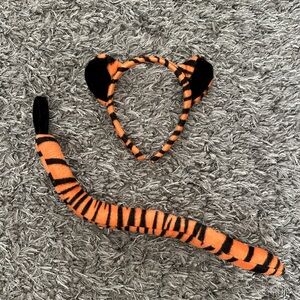 Tiger ears and tail